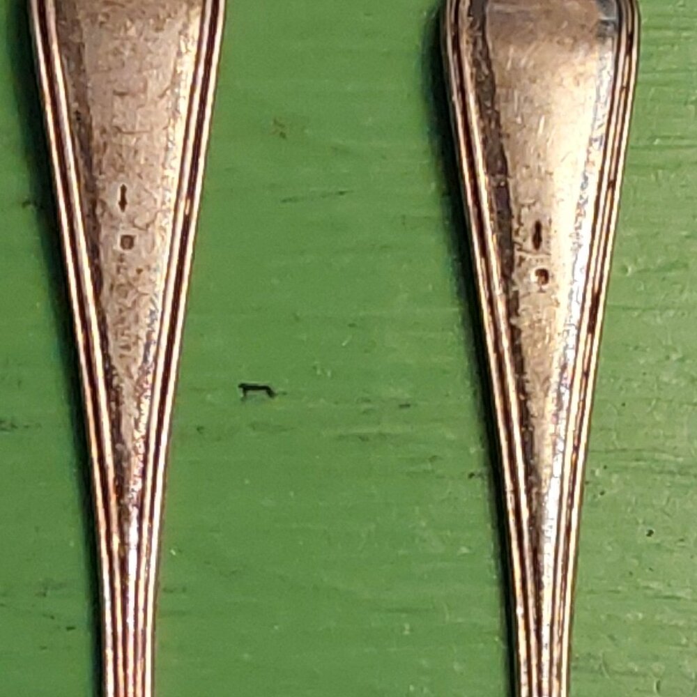 Vintage Silver ice tea spoon set of 4 - Picture 3 of 4